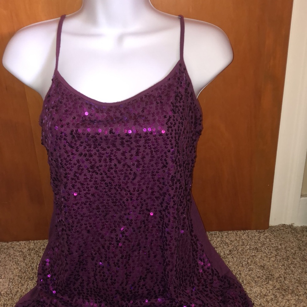 ☘️NWOT Purple Sequent Shirt 💜💜